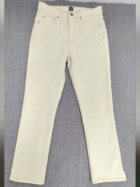 GAP High-Rise Cigarette Straight Leg Stretch Jeans/ Pants. 4